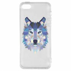Чехол для iPhone5/5S/SE Wolf is a vector - PrintSalon