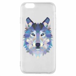 Чехол для iPhone 6/6S Wolf is a vector - PrintSalon