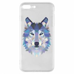 Чехол для iPhone 8 Plus Wolf is a vector - PrintSalon