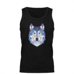 Мужская майка Wolf is a vector - PrintSalon