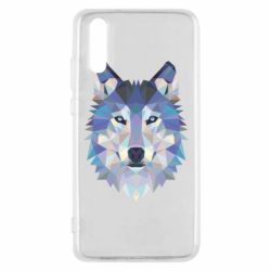 Чехол для Huawei P20 Wolf is a vector - PrintSalon