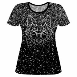 Жіноча 3D футболка Wolf - PrintSalon