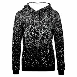 Жіноче 3D худі Wolf-PrintSalon Жіноче 3D худі Wolf