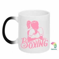 Чашка-хамелеон Women's Boxing - PrintSalon