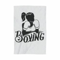 Рушник з принтом Women's Boxing
