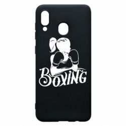 Чехол для Samsung A20 Women's Boxing - PrintSalon