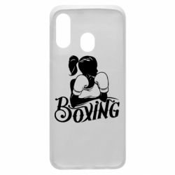 Чехол для Samsung A40 Women's Boxing