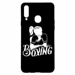 Чехол для Samsung A20s Women's Boxing - PrintSalon