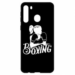 Чехол для Samsung A21 Women's Boxing - PrintSalon