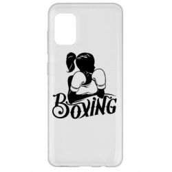 Чехол для Samsung A31 Women's Boxing - PrintSalon