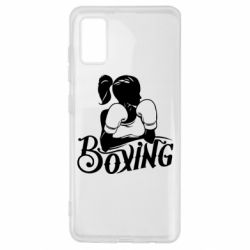 Чехол для Samsung A41 Women's Boxing - PrintSalon