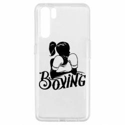 Чехол для Oppo A91/Reno3 Women's Boxing - PrintSalon