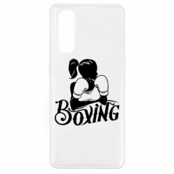 Чехол для Oppo Find X2 Women's Boxing - PrintSalon