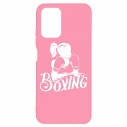 Чехол для Xiaomi Redmi Note 10 Women's Boxing - PrintSalon