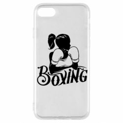 Чехол для iPhone SE 2022 Women's Boxing - PrintSalon
