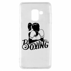 Чехол для Samsung A8 2018 Women's Boxing - PrintSalon