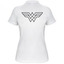 Женское поло Wonder Woman Logo - PrintSalon