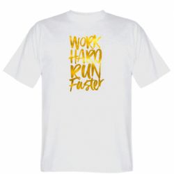 Чоловіча футболка Stedman Work hard run faster - PrintSalon