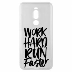 Чохол для Meizu Note 8 Work hard run faster - PrintSalon