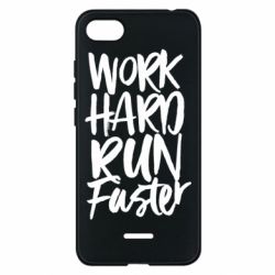 Чохол для Xiaomi Redmi 6A Work hard run faster - PrintSalon