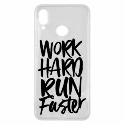 Чохол для Huawei P Smart Plus 2018 Work hard run faster - PrintSalon