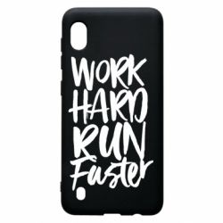 Чохол для Samsung A10 Work hard run faster - PrintSalon