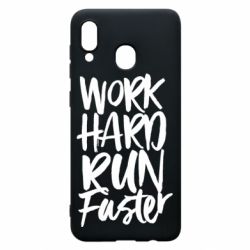 Чохол для Samsung A30 Work hard run faster - PrintSalon