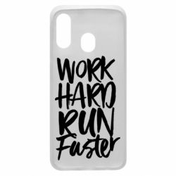 Чохол для Samsung A40 Work hard run faster - PrintSalon
