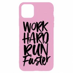 Чохол для iPhone 11 Work hard run faster - PrintSalon