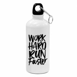 Фляга Work hard run faster - PrintSalon