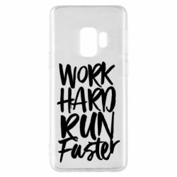 Чохол для Samsung S9 Work hard run faster - PrintSalon
