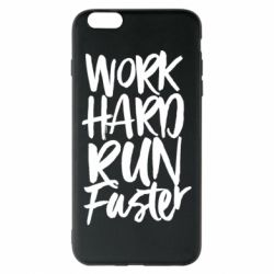Чохол для iPhone 6 Plus/6S Plus Work hard run faster - PrintSalon