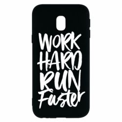 Чохол для Samsung J3 2017 Work hard run faster - PrintSalon