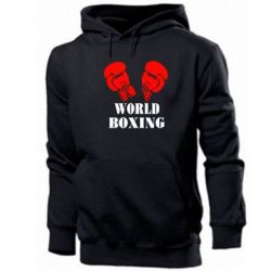 Мужское худи World Boxing - PrintSalon