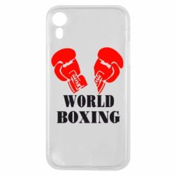 Чехол для iPhone XR World Boxing - PrintSalon