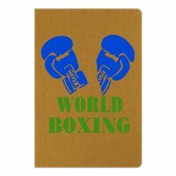 Блокнот с принто World Boxing - PrintSalon