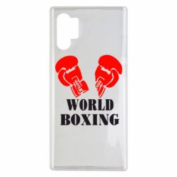 Чехол для Samsung Note 10 Plus World Boxing - PrintSalon