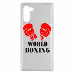Чехол для Samsung Note 10 World Boxing - PrintSalon