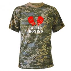 Камуфляжная футболка World Boxing - PrintSalon