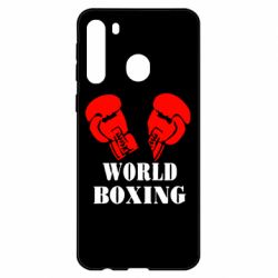 Чехол для Samsung A21 World Boxing - PrintSalon