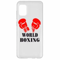 Чехол для Samsung A31 World Boxing - PrintSalon