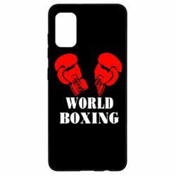 Чехол для Samsung A41 World Boxing - PrintSalon