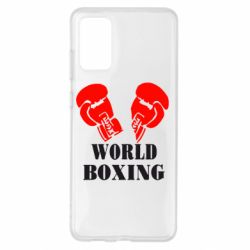 Чехол для Samsung S20+ World Boxing-PrintSalon Чехол для Samsung S20+ World Boxing