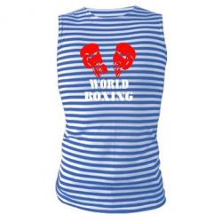 Майка-тельняшка World Boxing - PrintSalon