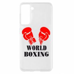 Чехол для Samsung S21 World Boxing - PrintSalon