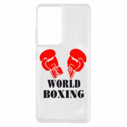 Чехол для Samsung S21 Ultra World Boxing - PrintSalon