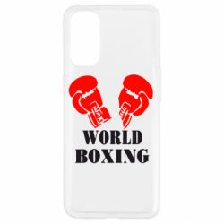 Чехол для Oppo Reno 4 World Boxing - PrintSalon