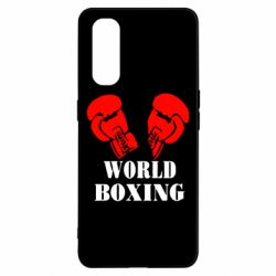 Чехол для Oppo Find X2 World Boxing - PrintSalon