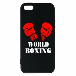 Чехол для iPhone5/5S/SE World Boxing - PrintSalon