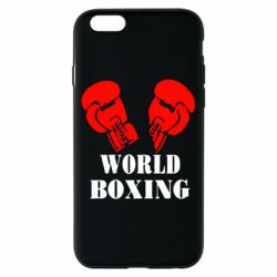 Чехол для iPhone 6/6S World Boxing - PrintSalon